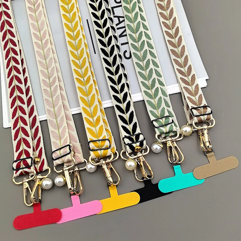 Universal Anti-Lost Crossbody Lanyard with Metal Buckle and Plastic Key Chain