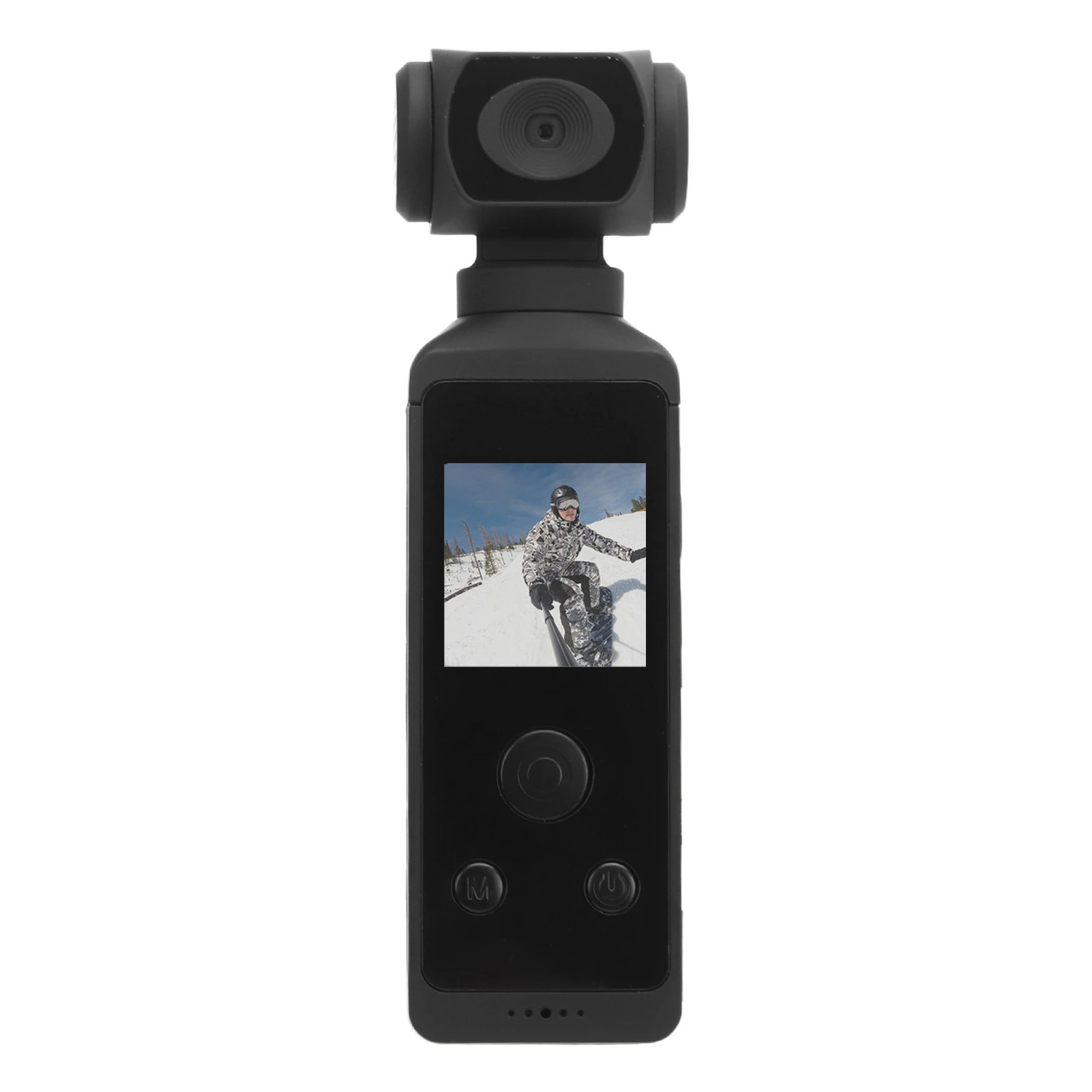 Pocket Camera 4K HD 270° Rotatable Anti Shaking Wifi with Mic Clip for Outdoor Riding Diving Shooting 6