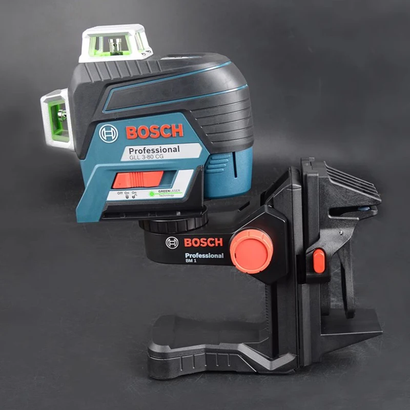 Bosch Professional 12V System Laser Level GLL 3-80 CG 12 Lines Laser Green  Projection Meter