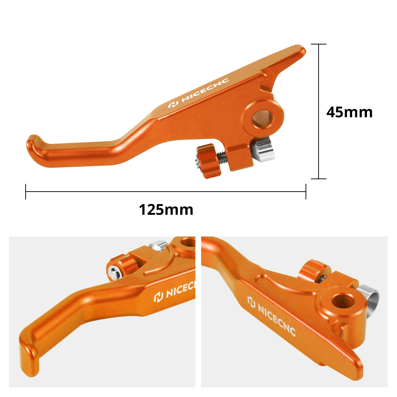 NICECNC Für 2024 2025 STARK VARG EX Brembo Rechter Kurzer Bremshebel für STARK VARG MX Elektro-Dirtbike aus Billet-Aluminium – Detail 2