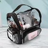 55832-e76c0f.jpg Makeup Brush Holder Backpack Makeup Artist Travel Case Clear Waterproof Cosmetic Organizer Bag With Adjustable Strap And Divider