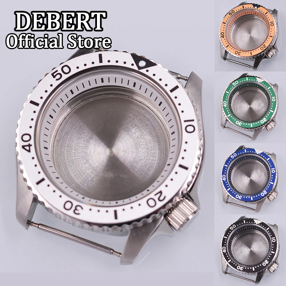 

42 мм, часы DEBERT, стерильное сапфировое стекло, нержавеющая сталь 316L, товар подходит для NH35 NH36