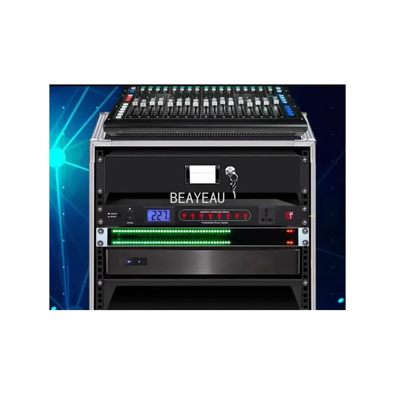 128 USB Voice-activated Stereo Audio Cabinet Music Rhythm Level