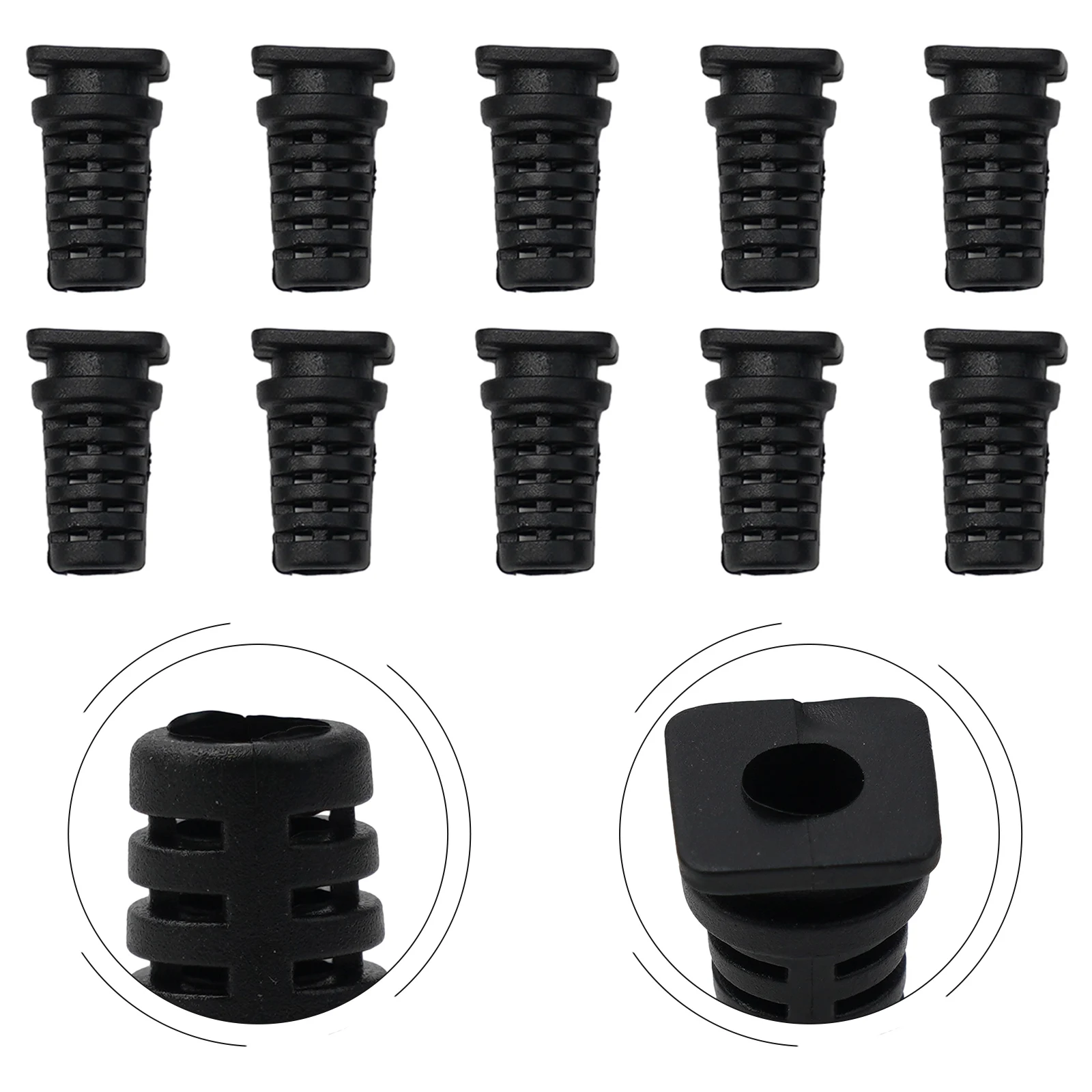 Description Picture 3 of item10pcs 3.5/4/5mm Cable Gland Connector Kit Rubber Strain Relief Cord Power Tool Cable Sleeves For Aviation Plugs Electric Tools