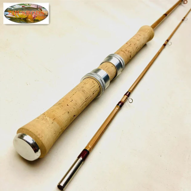 ZHUSRODS Dual Purpose Bamboo Fishing Rods 7 ft ~ 4 wt / 2 piece