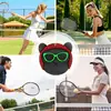 Protective Tennis Racket Vibration Dampeners Silicone Anti-Vibration Tennis Shockproof Absorber Cartoon Shock Pad Accessories 5