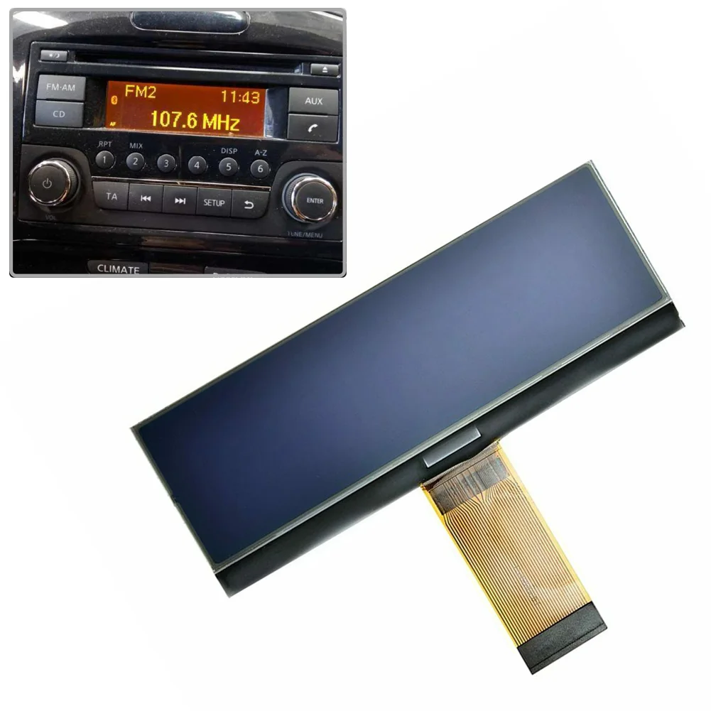 1 szt. Ekran samochodowy wyświetlacz LCD samochodowy odtwarzacz multimedialny Audio dla Juke Micra Navara Note dla Nissan X-Trail Qashqai