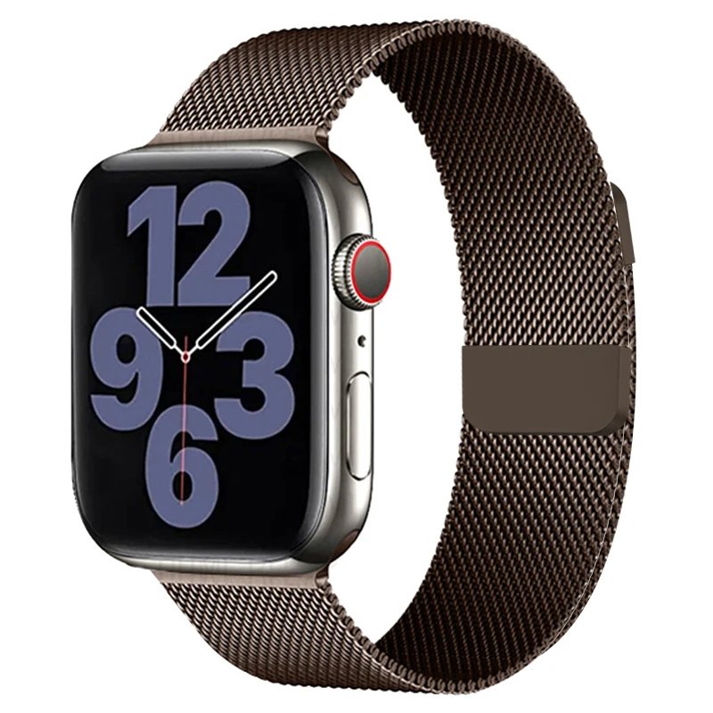Elegant Milanese Loop Metal Strap for Apple Watch - Premium Stainless Steel Band