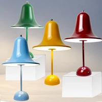 Versatile LED Bell Desk Lamp - 3 Color Temperature Table Lamp, Dimmable Bedside Light, Touch Table Night Lights 1