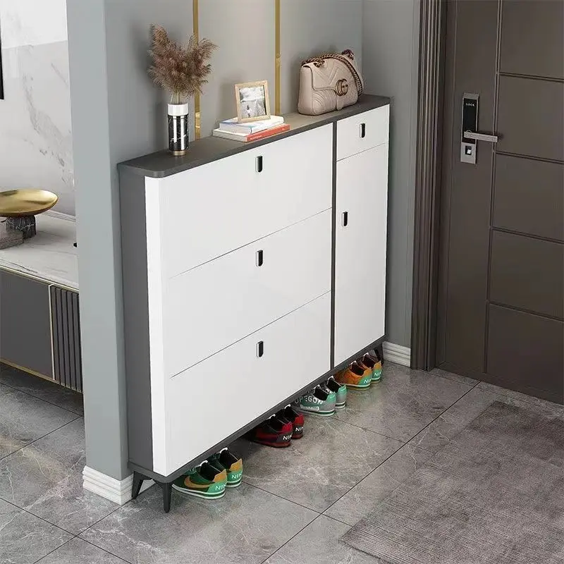 

Living Room Shoe Cabinets Storage Space Saving Entryway Organizer Shoe Rack Ultra Thin Armario Para Sapatos FurnitureLTY25XP