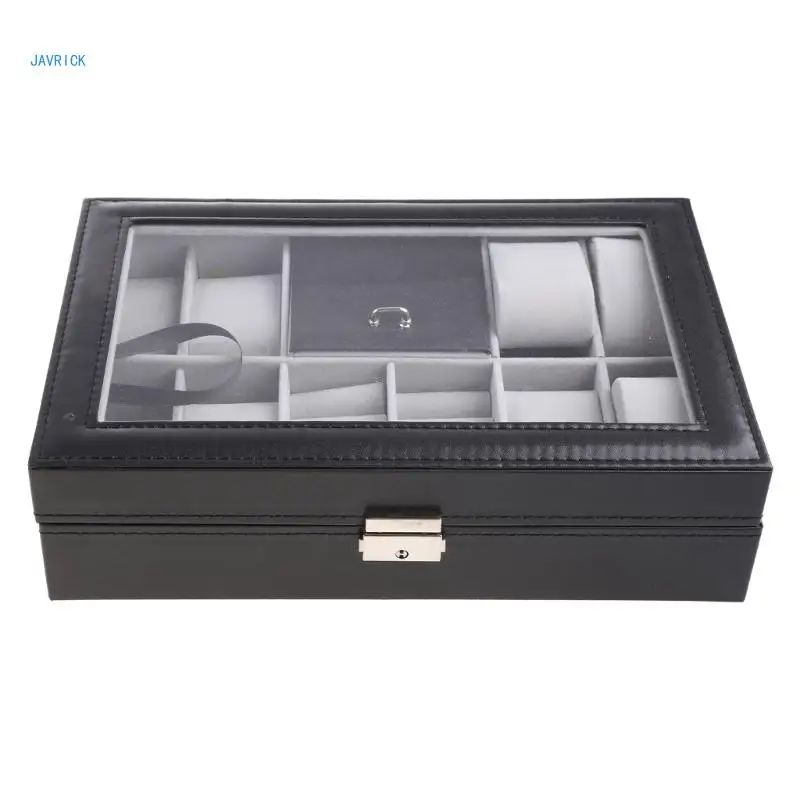 Watch Box Jewelry Box Watch Gift Box for Valentine Men Women Wristwatch Display Watch Storage for Case Travel