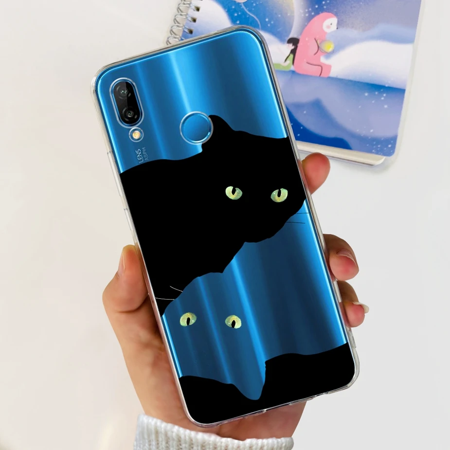 Stylish Painted Clear Silicone Soft TPU Phone Case