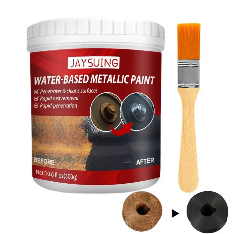 Water Based Metallic Paint Rust Converter Metallic Paint With Brush