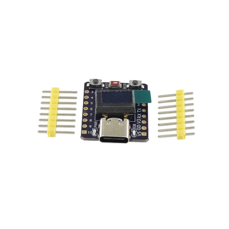 ESP32-C3 OLED Development Board With 0.42 Inch OLED Module Ceramic Antenna Wifi Bluetooth