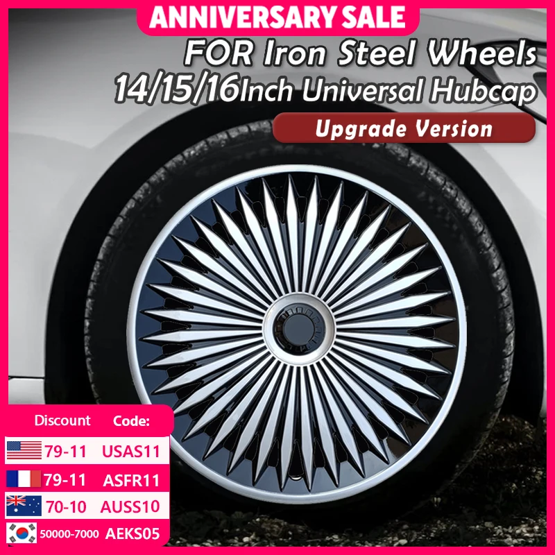 4PCSUniversalWheelCoverR14R15R16InchHubcapReplacementHubCapsWheelRimCoverPPTireAccessoriesSnapOnSUVTruck-AliExpress