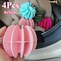 4CPS Laundry Ball Reusable Silicone Clothes Hair Cleaning Tools Pet Hair Remover Washing Machine Cat Hair Catcher Laundry Ball 1