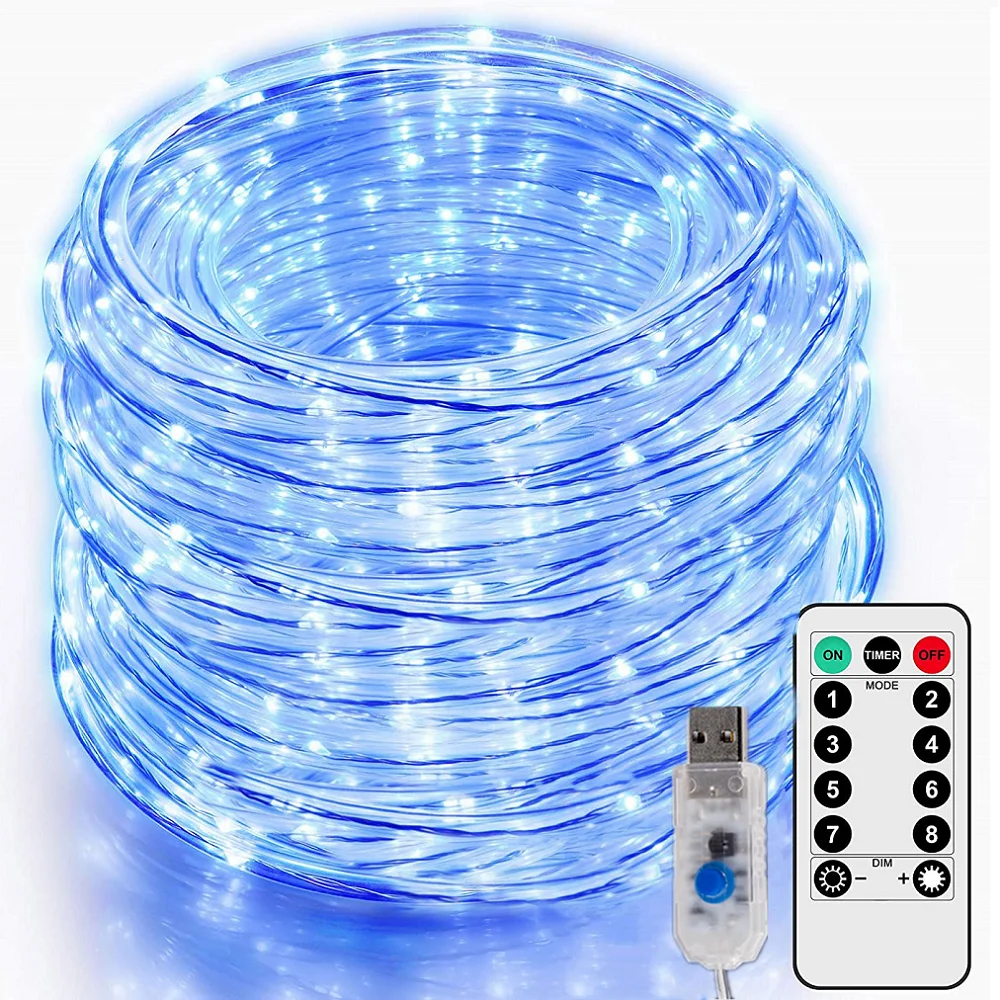 Led-Rope-Fairy-Lights-USB-5-10-20M-Blue-Tube-String-Light-Waterproof ...