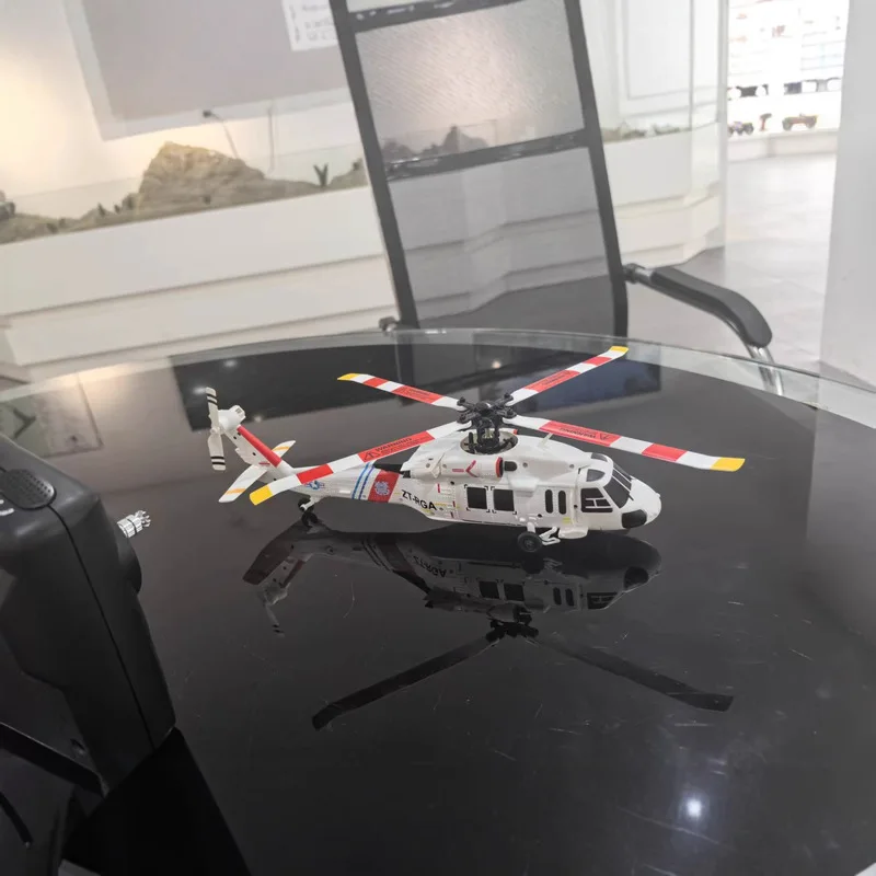 K270 Uh-60l 블랙호크 브러시리스 광학 흐름 고정 높이 4방향 프로펠러 에일러론 프리 헬리콥터 6축 자이로스코프 소년용 장난감