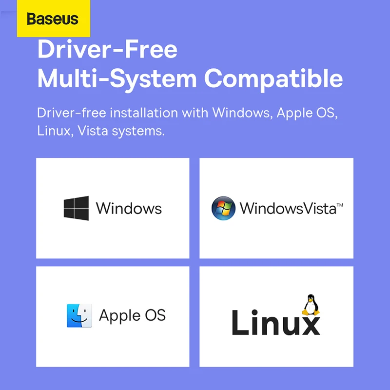 Baseus-usb 3.0 tipo c para Micro sd tf Leitor de Cartão de Memória em para pc Acessórios para Laptop Adaptador Inteligente - Imagem 3