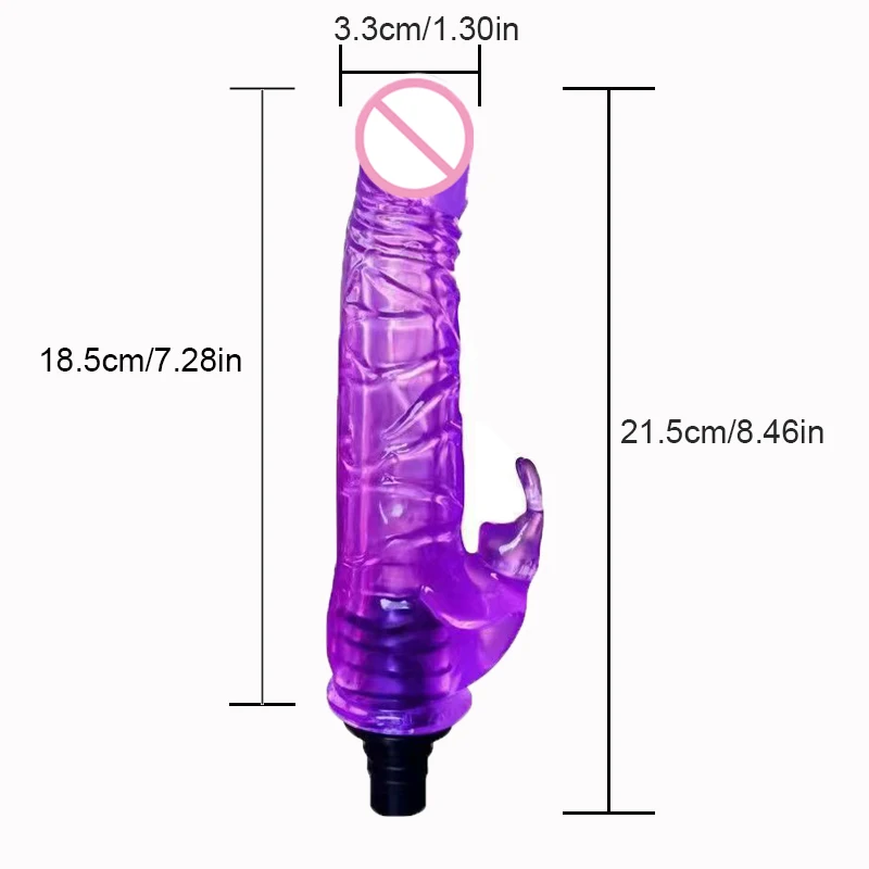 Fun accessories for hot fascia gun Massage head retrofit replacement head dildo G-spot vibration clitoral stimulation