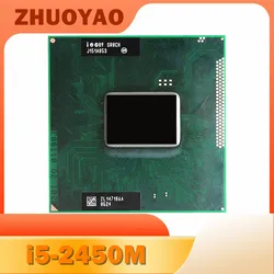 Core i5-2450M i5 2450M SR0CH 2.5 GHz CPU Processor 3M 35W Socket G2 / rPGA988B HM65 HM67