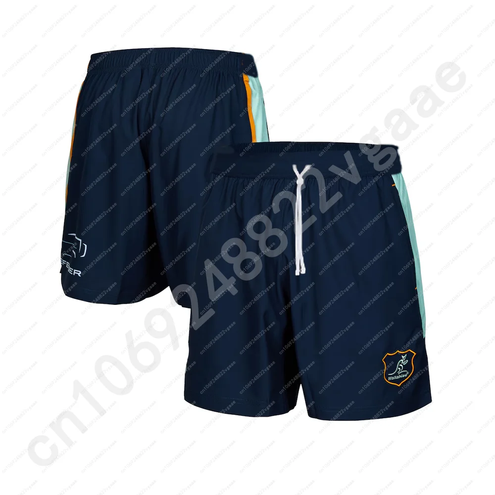 Rugby Jersey Men Male Clothes Kids T Shirt Team Boys Tee Home Top Trousers Shorts Training Adults Wallabies Pants New Gym
