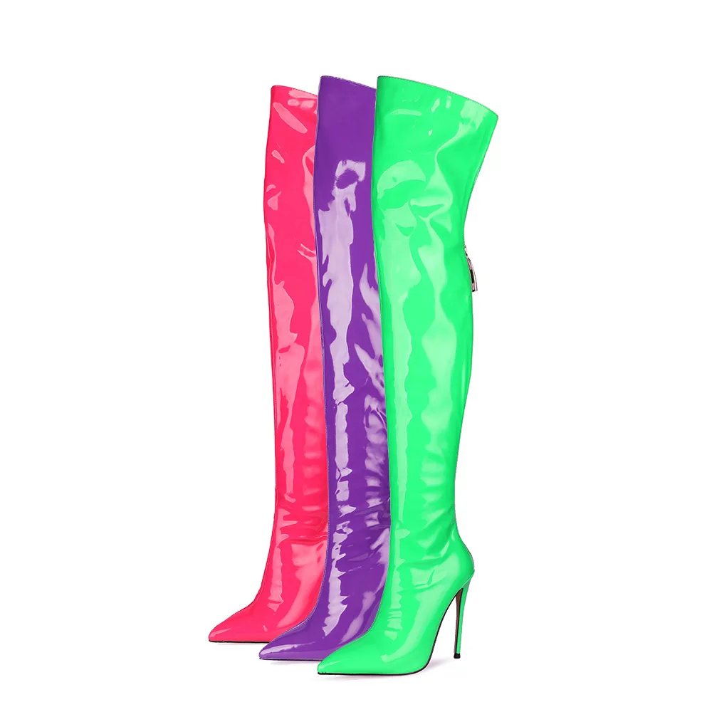 SLYXSH Over-the-Knee Boots - Heel Detail