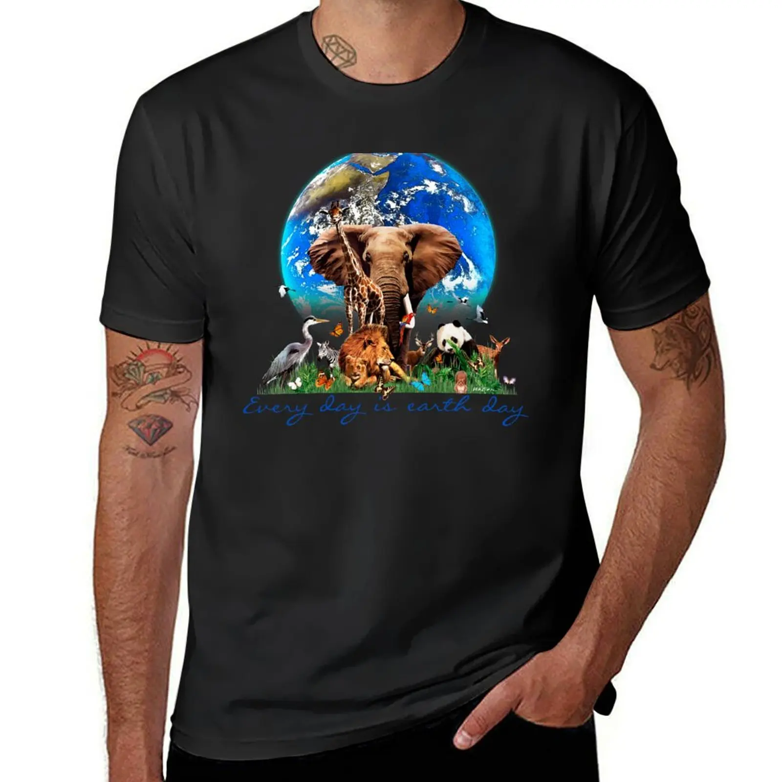 Every Day is Earth Day T-Shirt shirts graphic tees cute clothes vintage plain black t shirts men