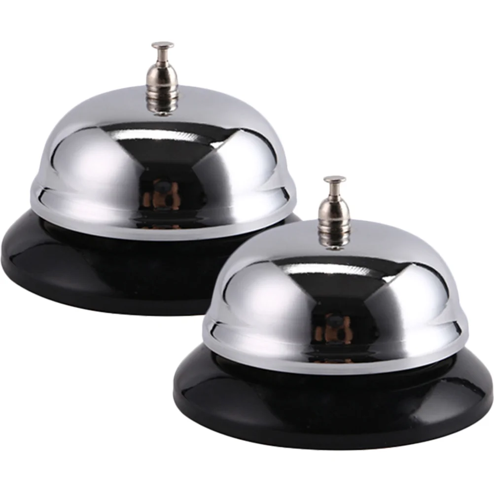 

2/3pcs Restaurant Service Bells Metal Ring Bell Table Dinner Bells Kitchen Bar Hotel Call Bells Counter Reception