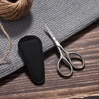 1Pcs Stainless Steel Small Makeup Grooming Scissors Eyebrows For Manicure Nail Cuticle Beard And Mustache Trimmer Nose Hair Tool 2