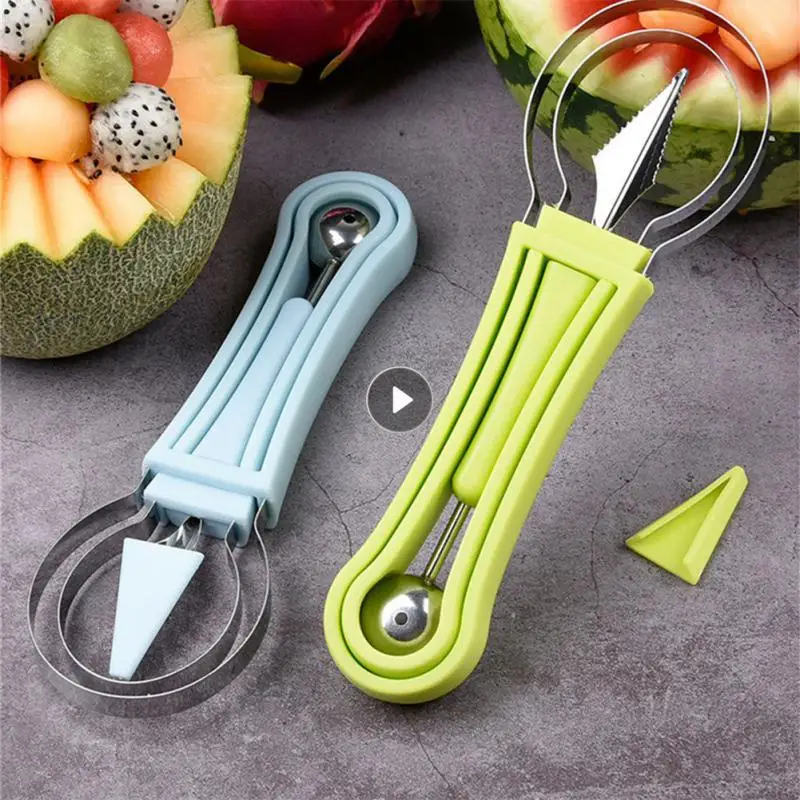 

Watermelon Slicer Multifunction High Quality Material 98g 2 Colors Optional Kitchen Tools Fruit Scoop Not Easy To Rust