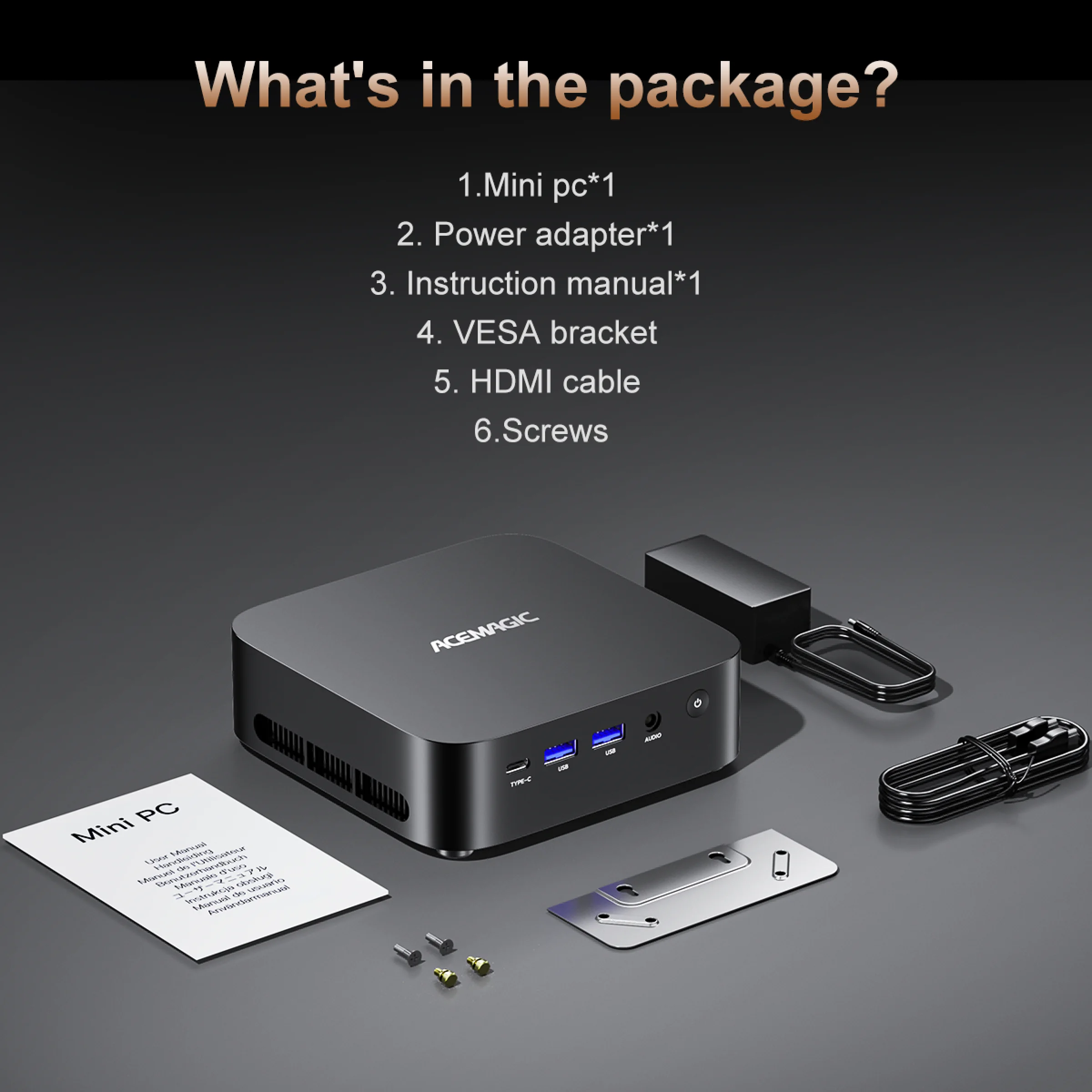 ACEMAGIC ミニpc AMD Ryzen 5 7430u Amazon.com: ACEMAGICIAN AMD Mini PC Ryzen 7430U, Mini Gaming
