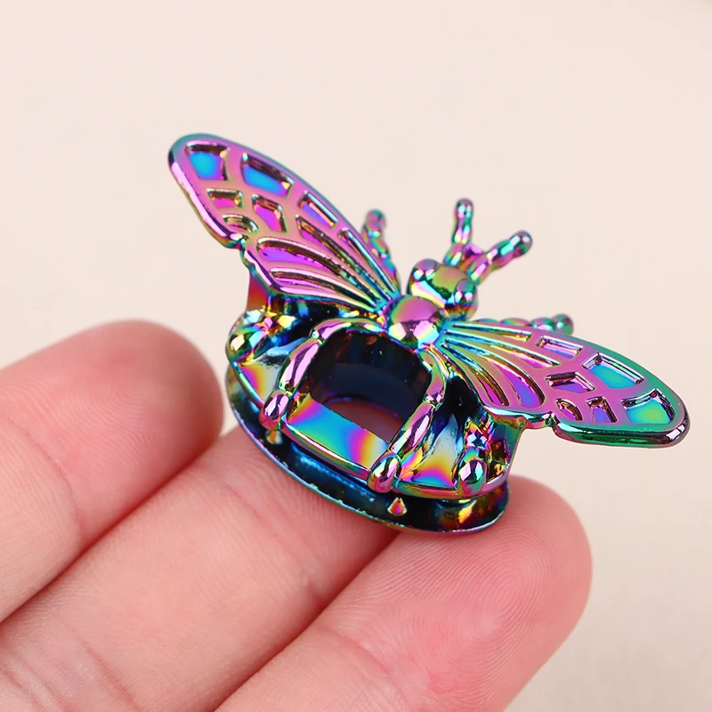 

1pc Metal Colorful Bee Shape Turn Lock Fashion Clasp Clip Hardware For Handbag Luggage Hardware Leather Crafts Accessories