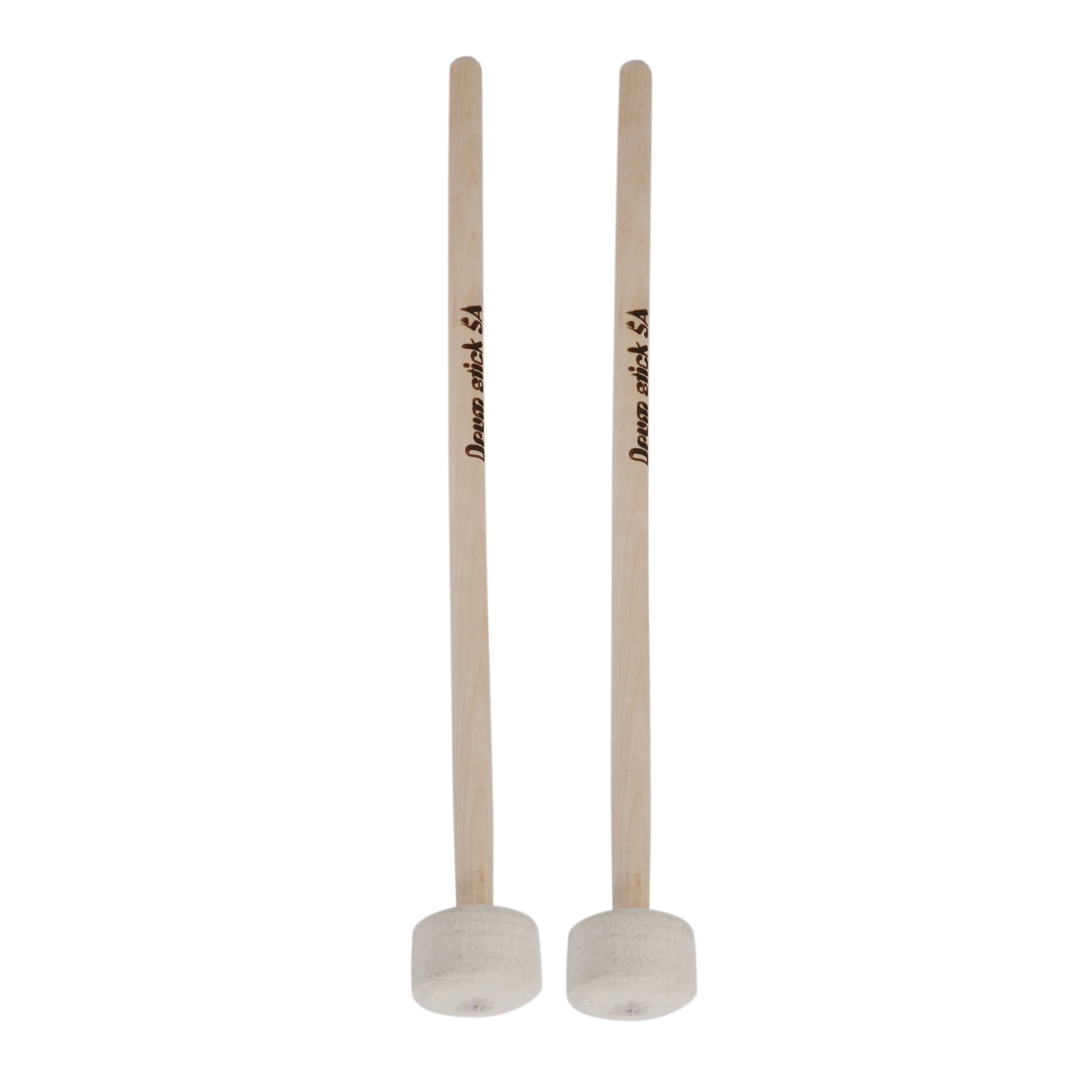 1 Pair Drum Mallet Stick Felt Head Mallet Timpani Stick Big Drum Hammer