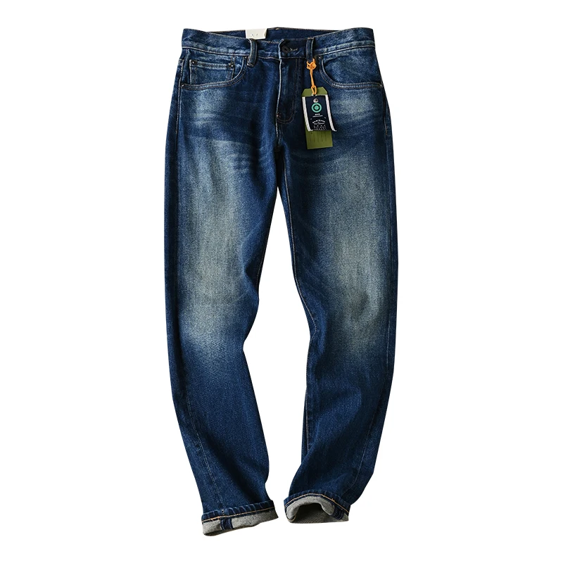 

Vintage Cotton Jeans Men's Trousers