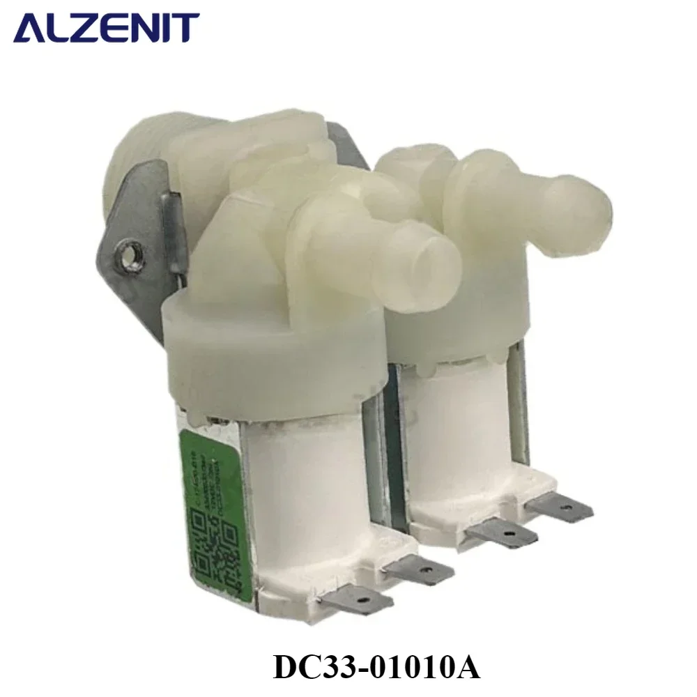 New For Samsung Washing Machine DC33-01010A DC 12V Electric Water Inlet Solenoid Valve Washer Parts