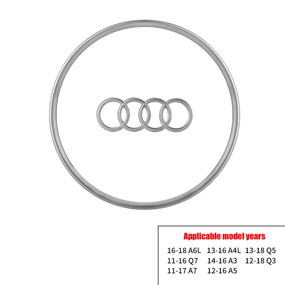 Luxury Car Steering Wheel Logo Cover Stickers – Premium Decoration Series