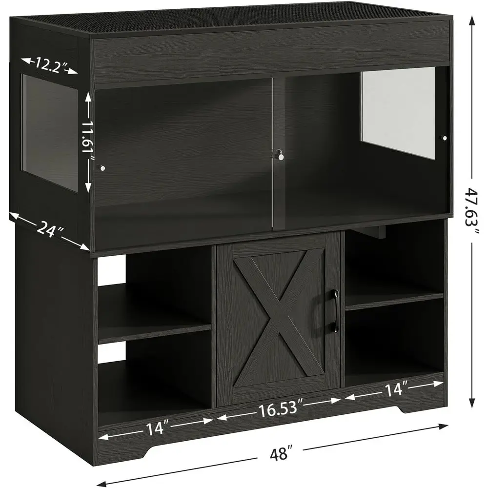 120 Gallon Reptile Tank 5