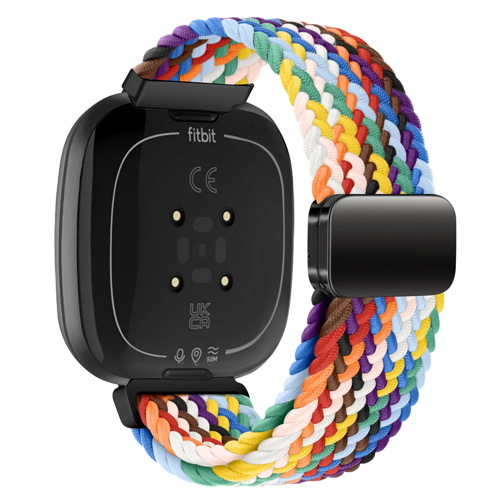 Magnetic Buckle Nylon Strap for Smart Watches - Replaceable Wristband Accessory