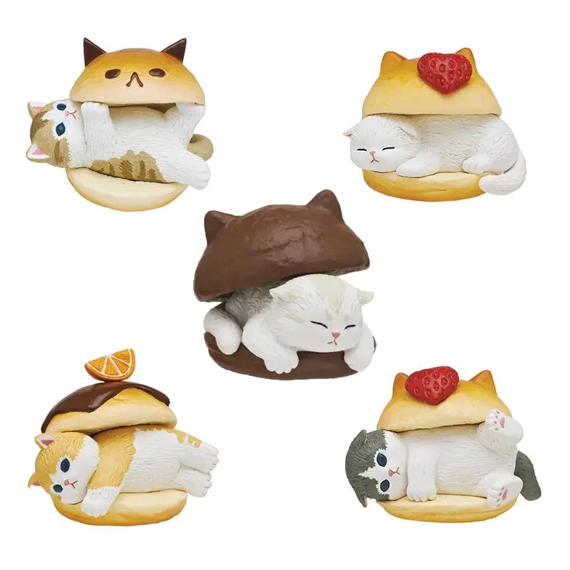 Plump Series Blind Box Cat Figures - Kawaii Desktop Decorations & Trendy Toy Gifts