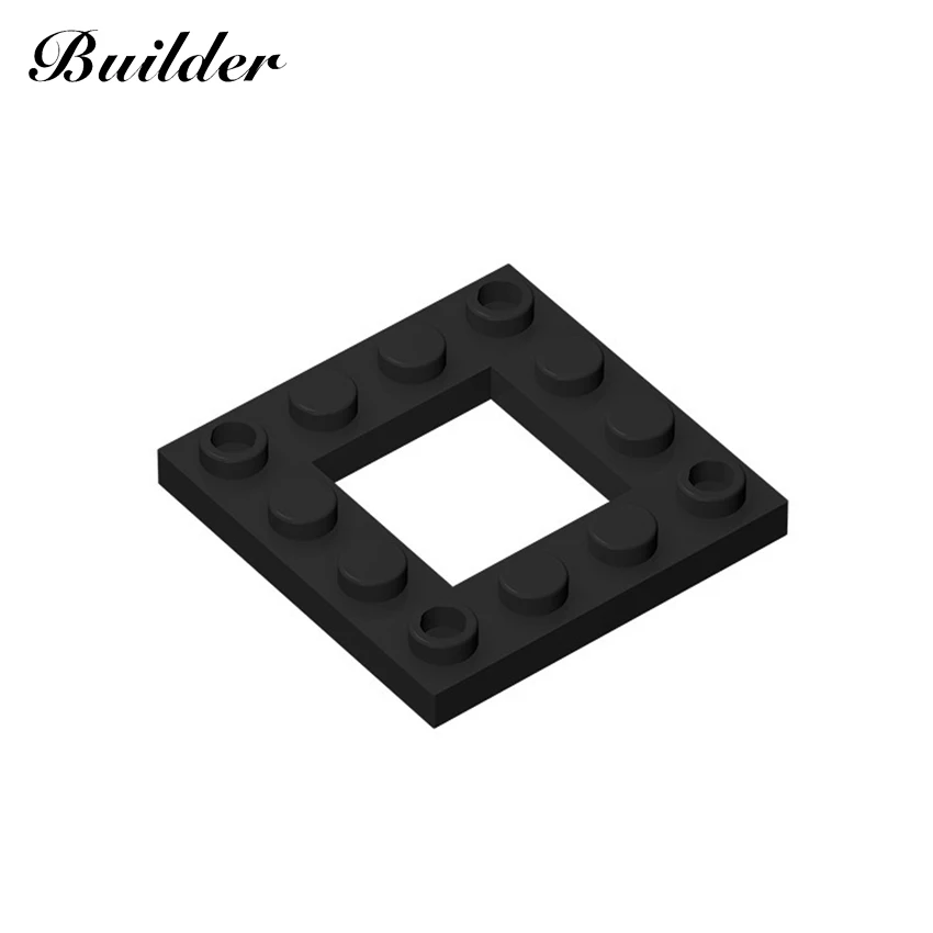 Little Builder 64799 Building Blocks Fai Da Te 4X4 Hollow Board Plate Bricks 10Pcs Moc Creativity Marchi Compatibili Tecnologici Giocattolo