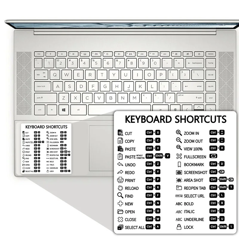 Keyboard stickers