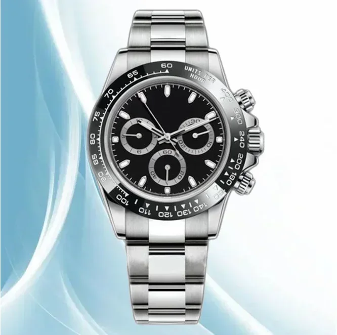 

Luxury New Men Watch Automatic Movement Mechanical Watches Stainless Steel Bracelet Black Blue Brown Ceramic Bezel Waterproof