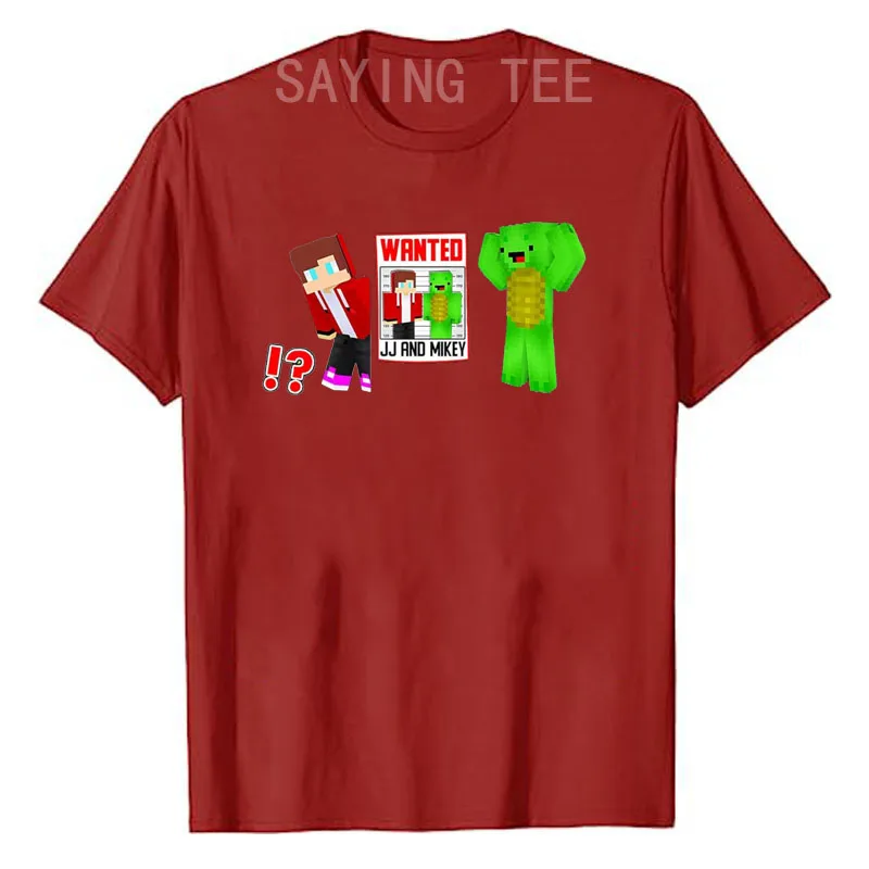 JJ and Mikey Wanted!? Premium T-Shirt Humor Funny Video Gamer Graphic Outfit Boys Fashion Saying Tee Novelty Gift gaming clothes S32cf1a8cc58d4f38a6ccc18f9e05dcfdc