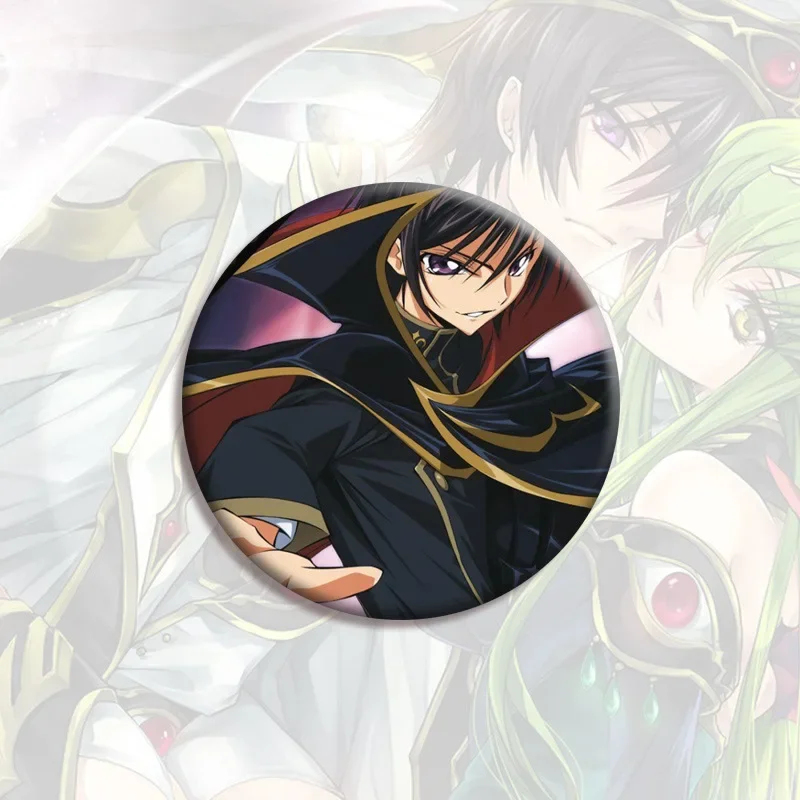 Anime Code Geass Cosplay Badges Lelouch Lamperouge Brooch Pins