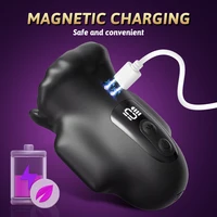 Männliches Sexspielzeug Masturbator Vibrator für Männer Penistraining Verzögerung Vibration Ejakulation Eicheltraining Penis Ausdauer Spielzeug für Erwachsene 3