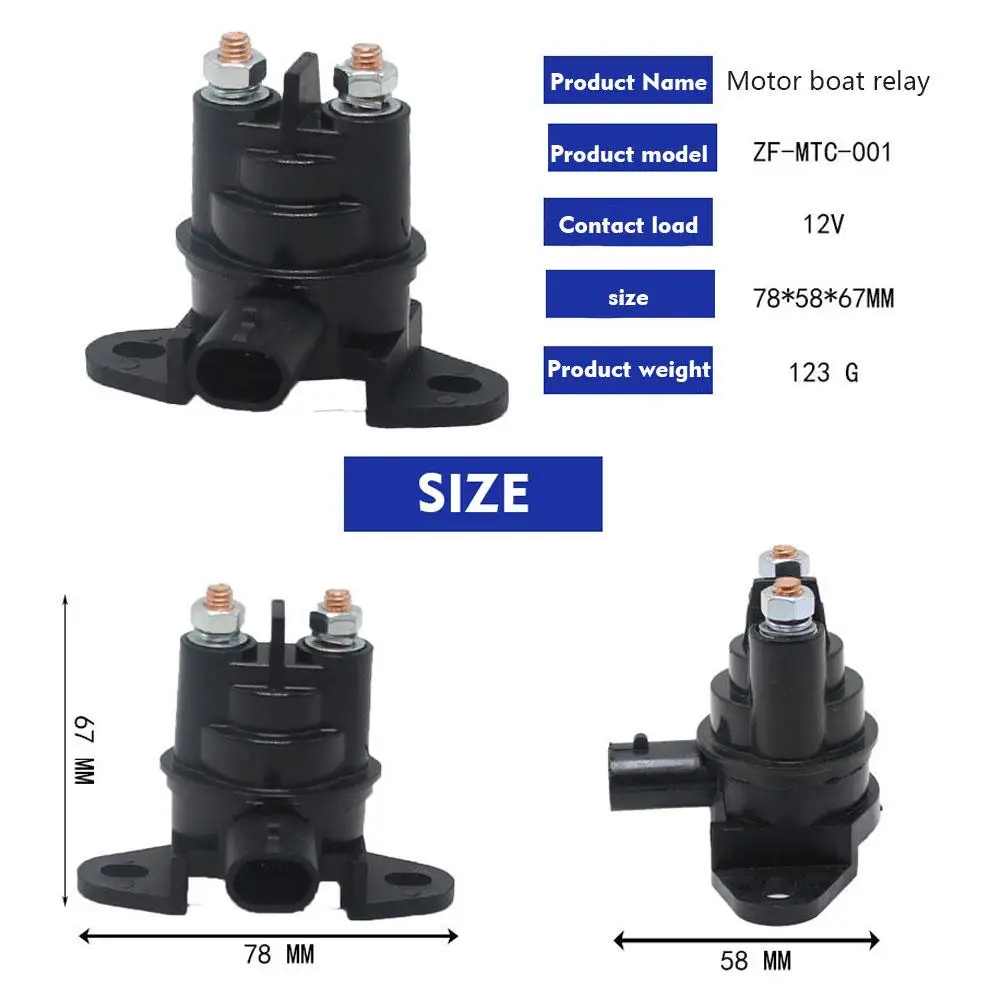 Ignition Switch Seadoo Starter Solenoid Relay Switch 278000513 278002347 278001802 278001766 For Sea-Doo For 3D DI 2006-2007 GS