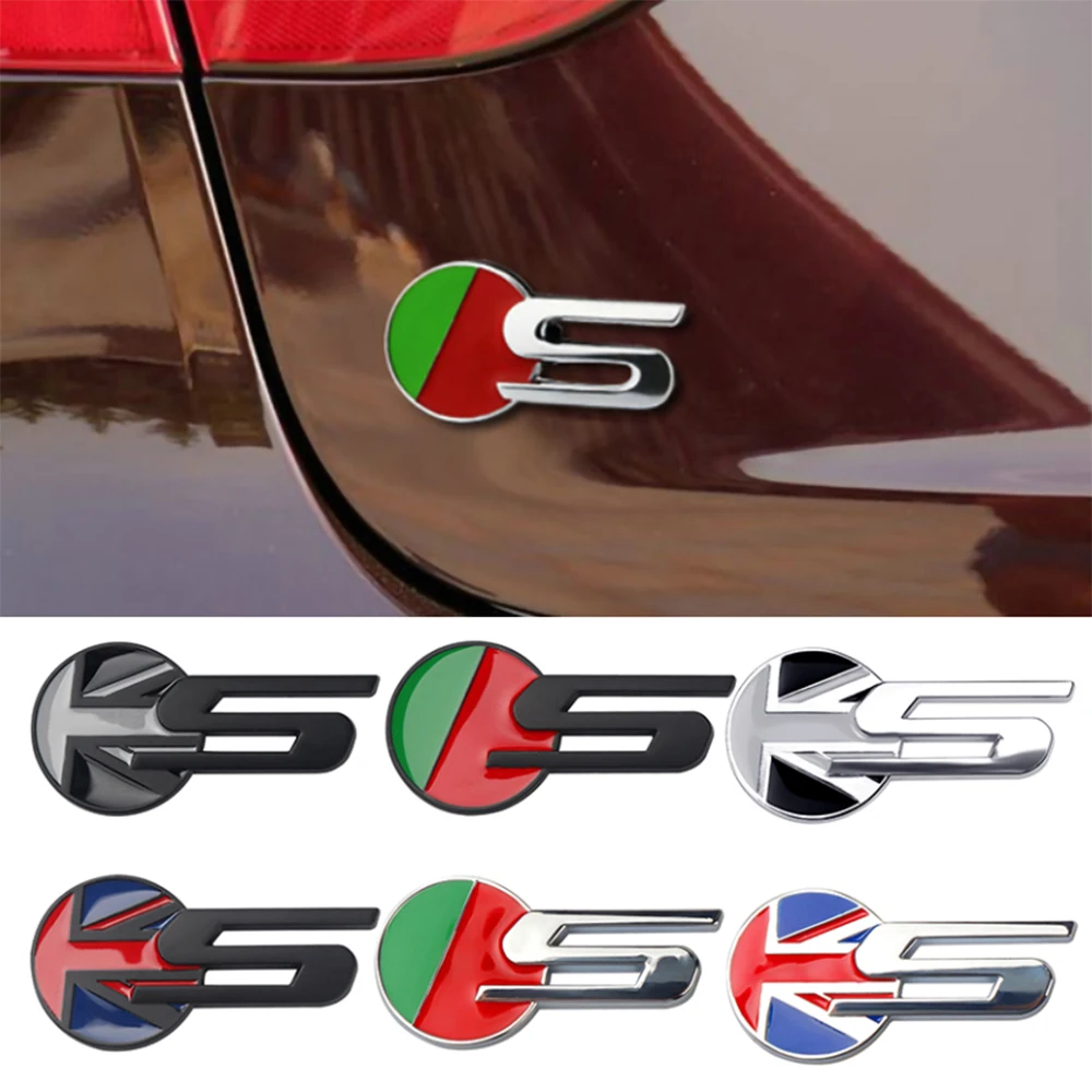 

Car Rear Trunk Emblem S Logo Sticker for Jaguar S-Type XF XE X Type F-pace XJ E-pace F-type I-pace Xe XJL CT5 XK XEL XFL XJS XJ6