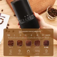 Nouveau moulin à café électrique rechargeable, 35 vitesses réglables, moulin à grains de café portable pour une utilisation quotidienne à la maison 4
