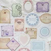 Yoofun 20pcs/lot Vintage Memo Pads Scrapbooking Decorative Material Paper Collage Background Paper Journaling Diary Planner 1
